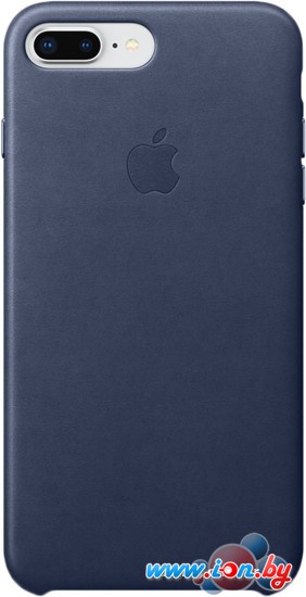Чехол Apple Leather Case для iPhone 8 Plus / 7 Plus Midnight Blue в Бресте