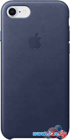 Чехол Apple Leather Case для iPhone 8 / 7 Midnight Blue в Бресте