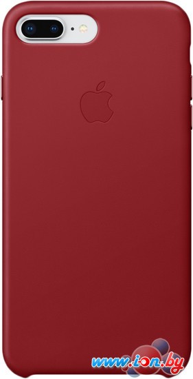 Чехол Apple Leather Case для iPhone 8 Plus / 7 Plus Red в Минске