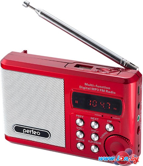 Радиоприемник Perfeo PF-SV922 (красный) в Витебске