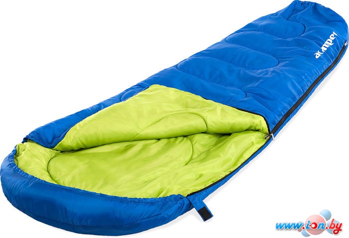 Спальный мешок Acamper Кокон 250г/м2 (синий/зеленый) в Могилёве