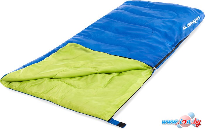 Спальный мешок Acamper Одеяло 150г/м2 (синий/зеленый) в Могилёве