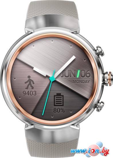 Умные часы ASUS ZenWatch 3 Silver case/Beige rubber band [WI503Q] в Бресте