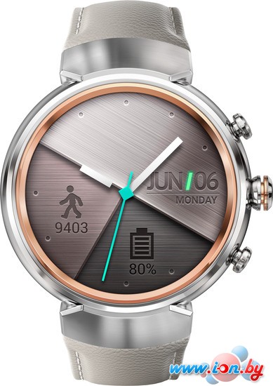 Умные часы ASUS ZenWatch 3 Silver case/Beige leather band [WI503Q] в Бресте