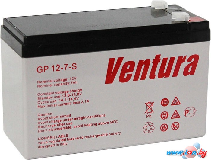 Аккумулятор для ИБП Ventura GP 12-7-S (12 В/7 А·ч) в Бресте