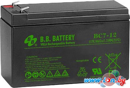 Аккумулятор для ИБП B.B. Battery BC7-12 (12В/7 А·ч) в Бресте