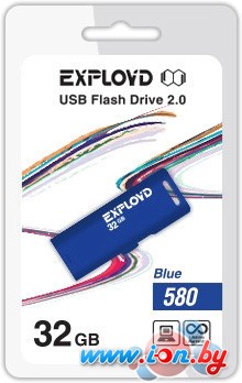 USB Flash Exployd 580 32GB (синий) [EX-32GB-580-Blue] в Могилёве