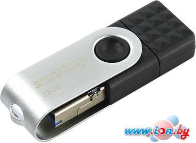 USB Flash SmartBuy Double 32GB SB32GBTRIO (черный) в Могилёве