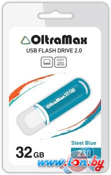 USB Flash Oltramax 230 32GB (бирюзовый) [OM-32GB-230-St Blue] в Могилёве