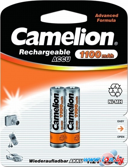 Аккумуляторы Camelion AAA 1100mAh 2 шт. [NH-AAA1100-BP2] в Гомеле