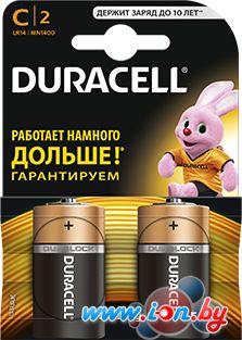 Батарейки DURACELL C 2 шт. в Гомеле