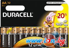 Батарейки DURACELL AA 12 шт. в Гомеле