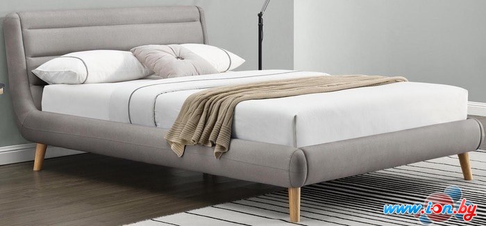 Кровать Halmar Elanda 160x200 (светло-серый) в Бресте