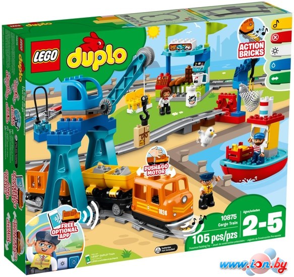 Конструктор LEGO Duplo 10875 Грузовой поезд в Бресте