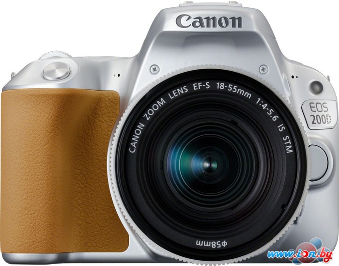 Фотоаппарат Canon EOS 200D Kit 18-55 IS STM (серебристый) в Витебске