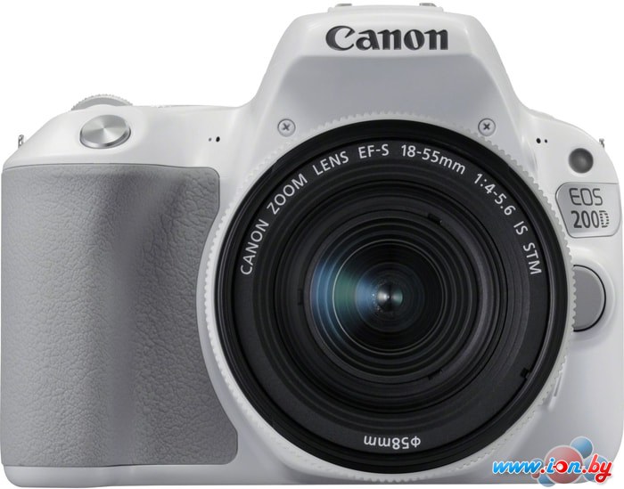 Фотоаппарат Canon EOS 200D Kit 18-55 IS STM (белый) в Витебске