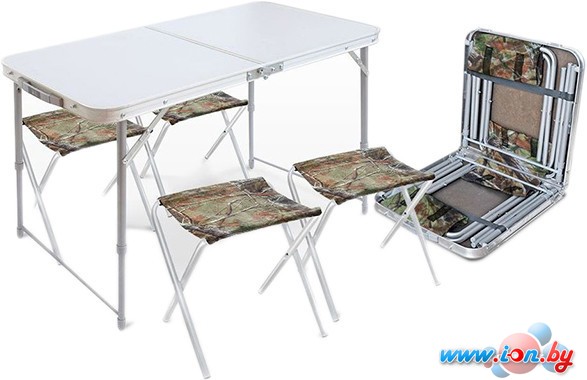 Стол со стульями Nika складной стол влагостойкий и 4 стула [ССТ-К2] в Гомеле