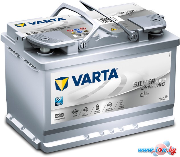 Автомобильный аккумулятор Varta Silver Dynamic AGM 570 901 076 (70 А·ч) в Бресте