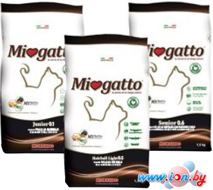 Корм для кошек Miogatto Adult 0.3 Chicken Veal&Barley 1.5 кг в Гомеле