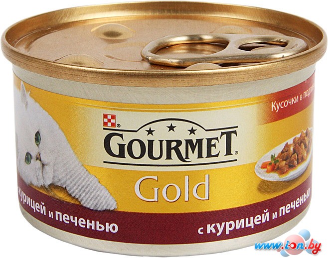 Корм для кошек Gourmet Gold с курицей и печенью 0.085 кг в Гродно