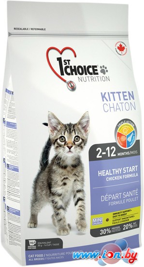 Корм для кошек 1st Choice Kitten Healthy Start 2.72 кг в Гомеле