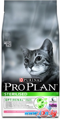 Корм для кошек Pro Plan Sterilised для стерилизованных с лососем 10 кг в Гомеле