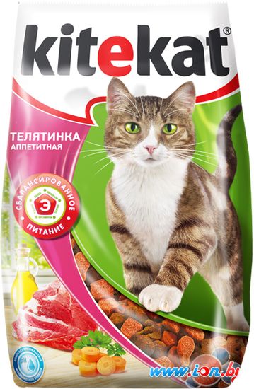 Корм для кошек Kitekat Телятинка аппетитная 15 кг в Минске
