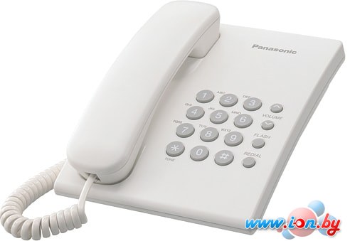 Проводной телефон Panasonic KX-TS2350RUW (белый) в Витебске