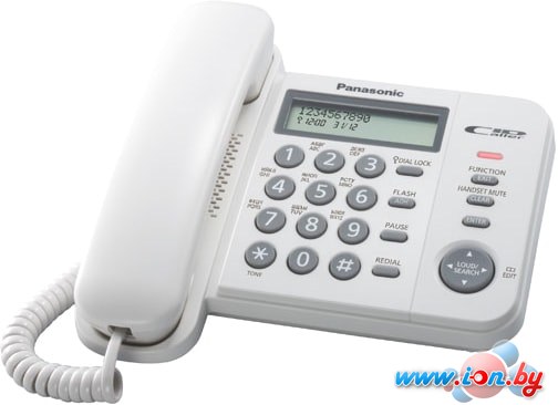 Проводной телефон Panasonic KX-TS2356RUW (белый) в Гомеле