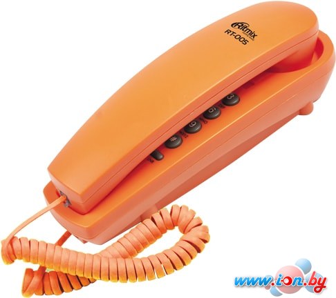 Проводной телефон Ritmix RT-005 (оранжевый) в Гомеле