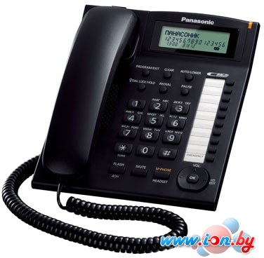 Проводной телефон Panasonic KX-TS2388RUB (черный) в Могилёве