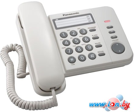 Проводной телефон Panasonic KX-TS2352RUW (белый) в Витебске