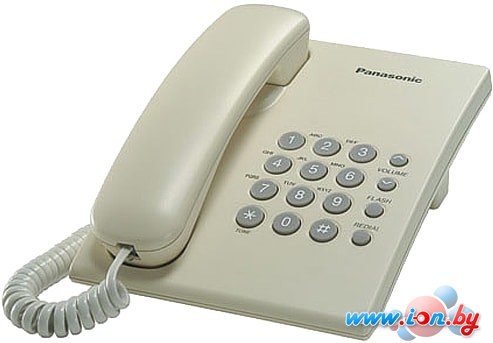 Проводной телефон Panasonic KX-TS2350RUJ (бежевый) в Бресте