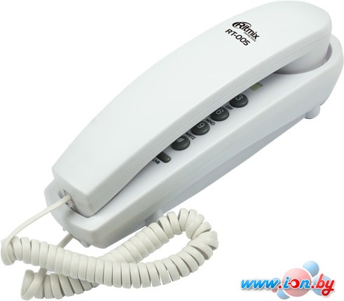 Проводной телефон Ritmix RT-005 (белый) в Гомеле