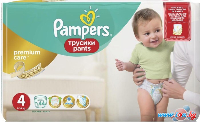 Трусики Pampers Premium Care Pants 4 Maxi (44 шт) в Могилёве