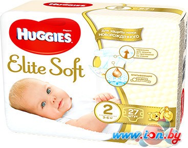 Подгузники Huggies Elite Soft 2 (27 шт) в Бресте