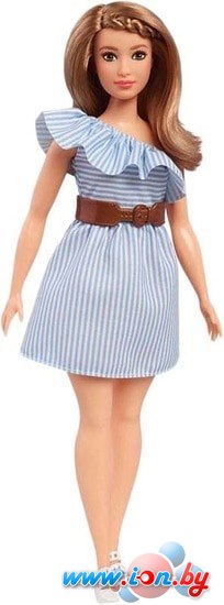Кукла Barbie Fashionistas 77 Purely Pinstriped - Curvy в Могилёве