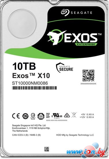 Жесткий диск Seagate Exos X10 10TB ST10000NM0086 в Бресте
