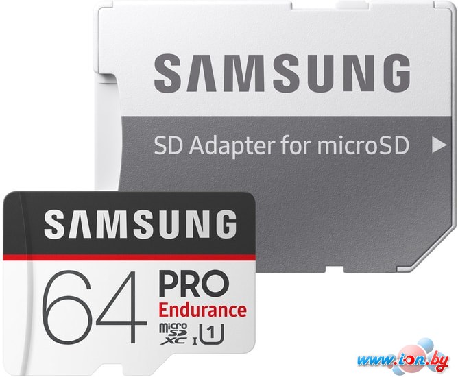 Карта памяти Samsung PRO Endurance microSDXC 64GB + адаптер в Бресте