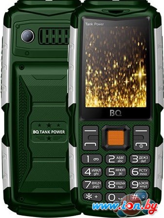Мобильный телефон BQ-Mobile BQ-2430 Tank Power (зеленый) в Бресте