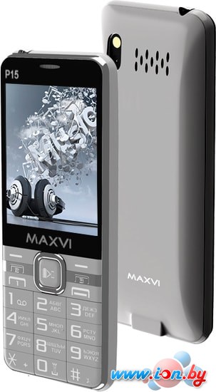 Мобильный телефон Maxvi P15 (серый) в Бресте