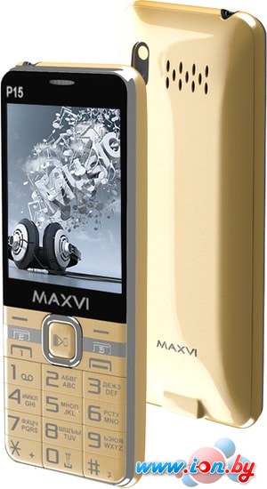 Мобильный телефон Maxvi P15 (золотистый) в Витебске