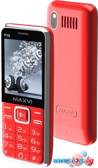 Мобильный телефон Maxvi P16 (красный) в Бресте