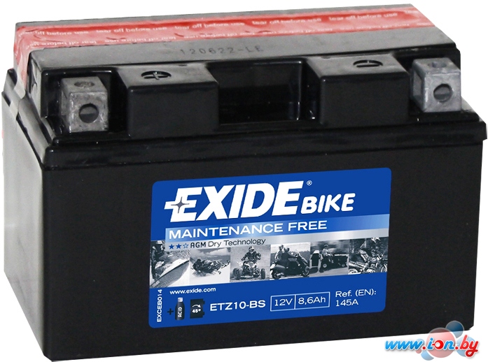 Мотоциклетный аккумулятор Exide ETZ10-BS (8,6 А·ч) в Гомеле