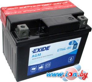 Мотоциклетный аккумулятор Exide ETX4L-BS (3 А·ч) в Гомеле