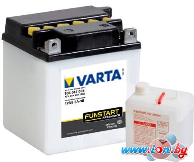 Мотоциклетный аккумулятор Varta Powersports Freshpack 12N5.5A-3B 506 012 004 (5.5 А/ч) в Гродно