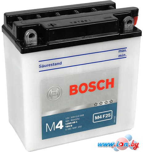 Мотоциклетный аккумулятор Bosch M4 12N9-4B-1/YB9-B 509 014 008 (9 А·ч) в Гомеле