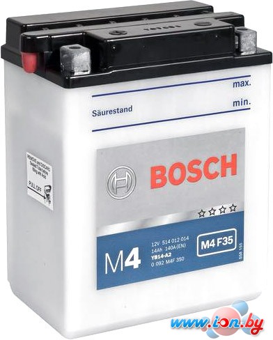 Мотоциклетный аккумулятор Bosch M4 YB14-A2 514 012 014 (14 А·ч) в Гомеле