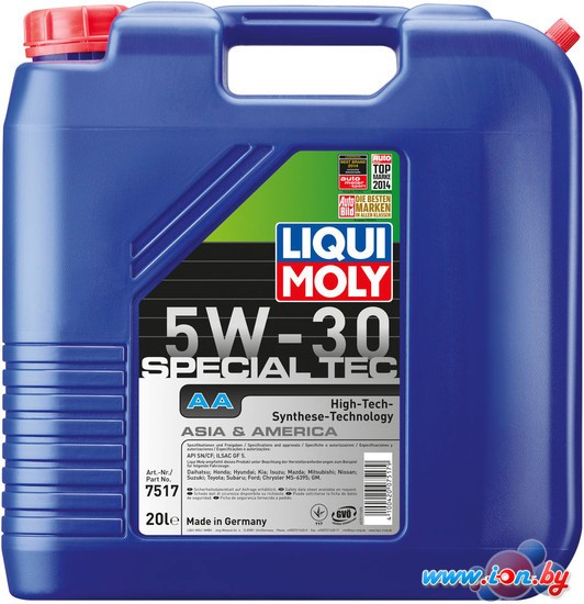 Моторное масло Liqui Moly Special Tec AA 5W-30 20л в Гомеле