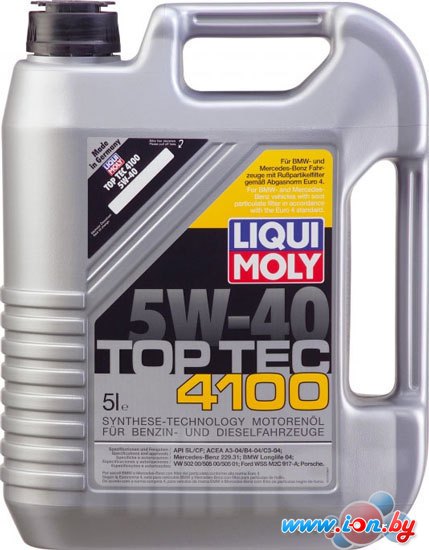 Моторное масло Liqui Moly TOP TEC 4100 5W-40 5л в Витебске